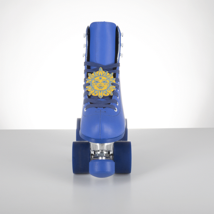 C7skates Celestial Sun Roller Skate Lace Charm Set of 2 in Sunshine Ray