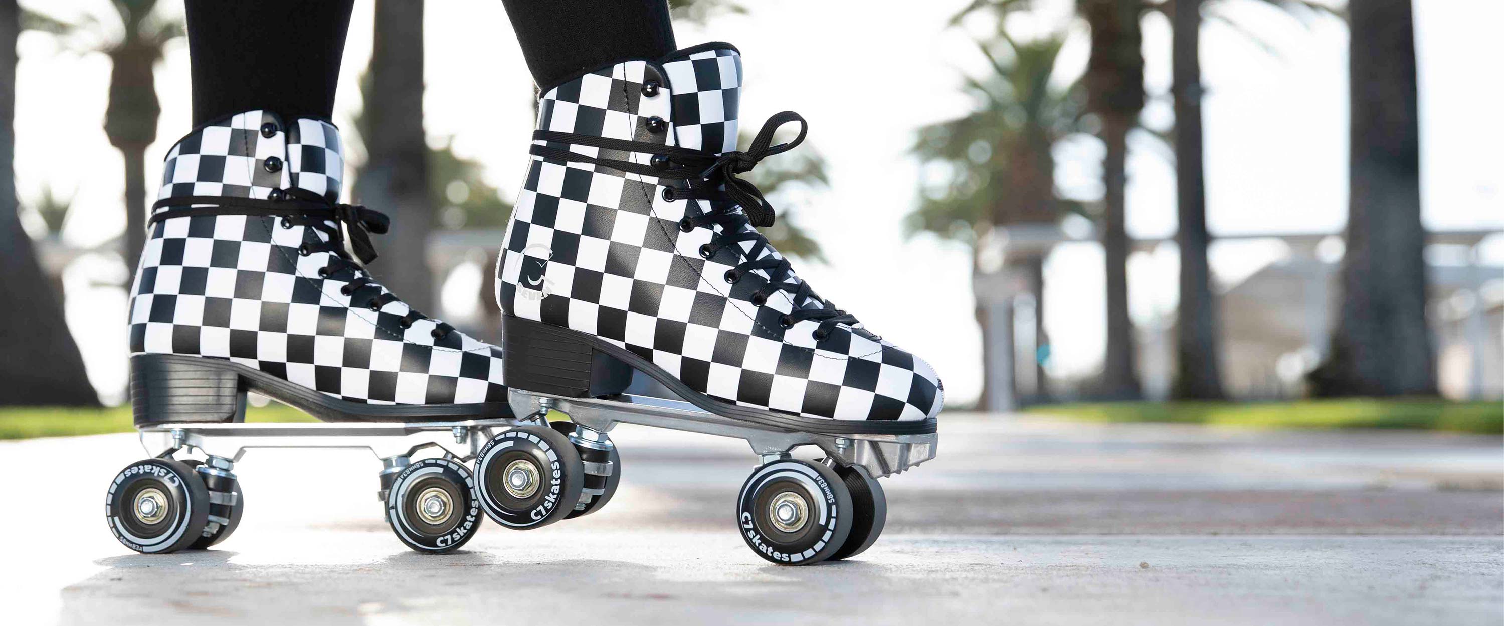 C7skates Checkerboard deals Premium Quad Roller Skate