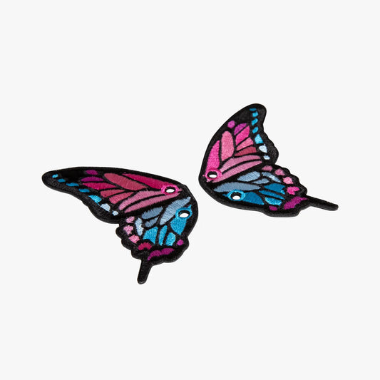 Pink Sunset Butterfly Wing Charms