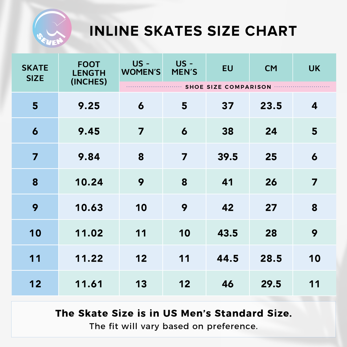 Rainbow Adult Inline Skates – C7Skates