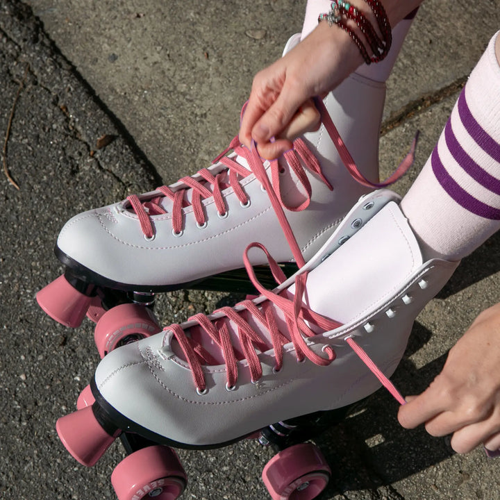 Candy Pink Quad Skates