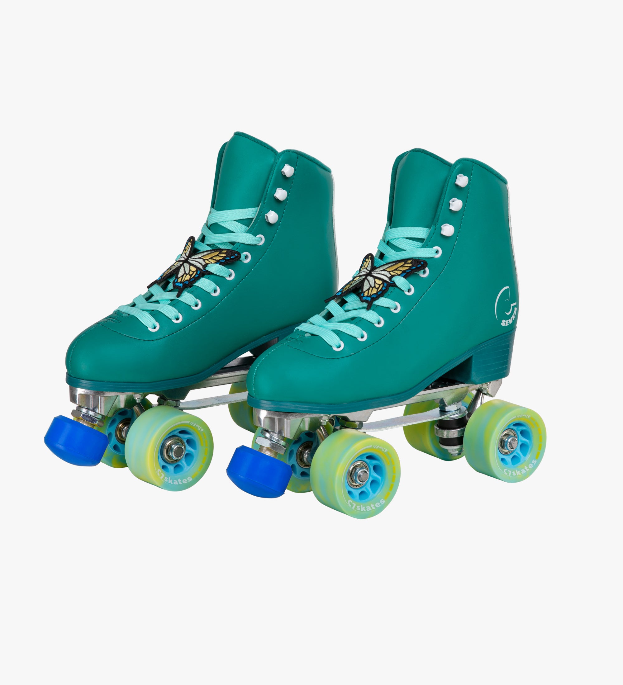 C7 Skates Womens Size 7 Mens Size 6premium deals Rollerskates Teal