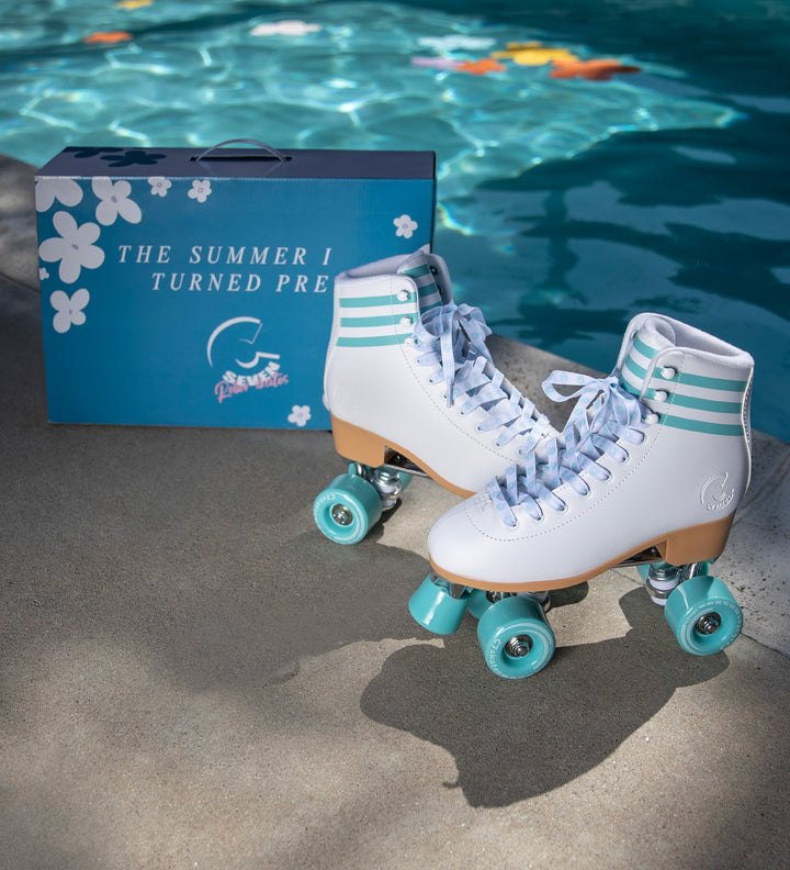 The Summer I Turned Pretty Blue Daisy Quad Skates