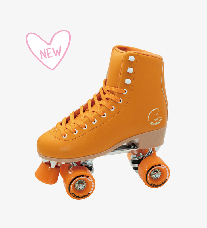 Carrot Orange Quad Skates