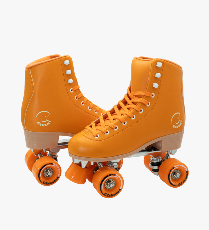 Carrot Orange Quad Skates