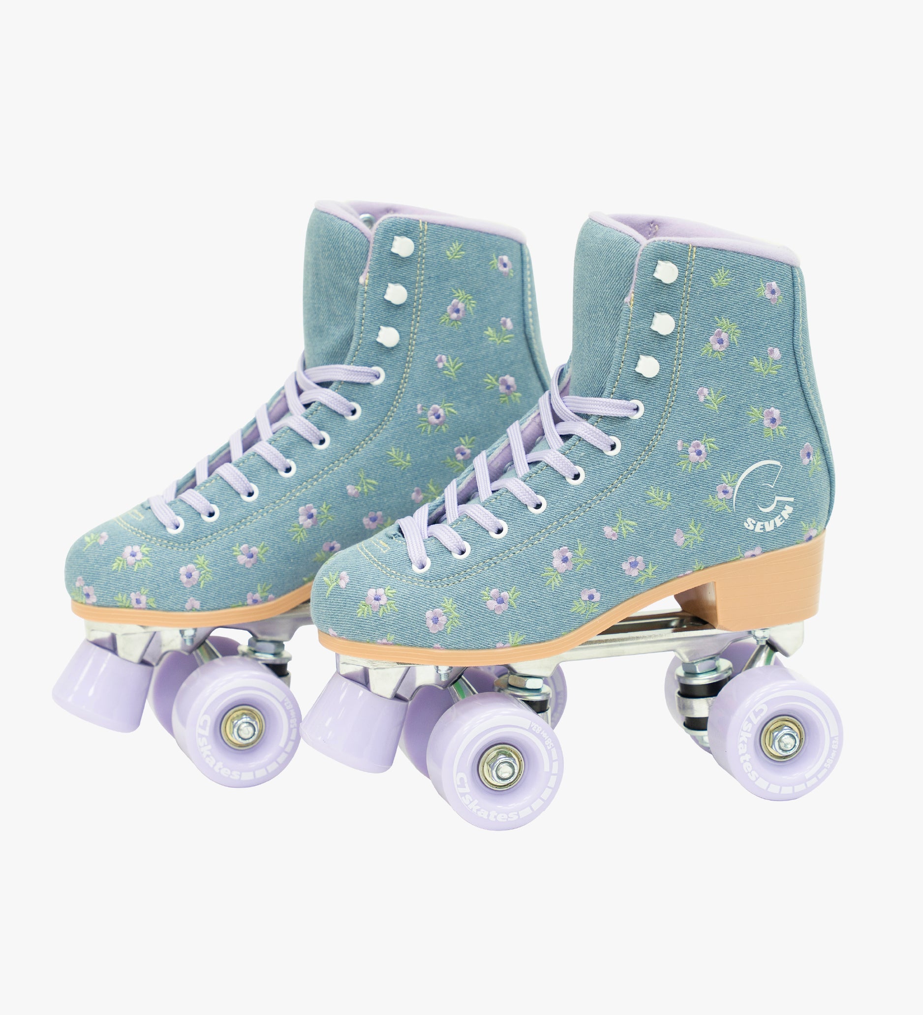 Floral Field Quad Skates