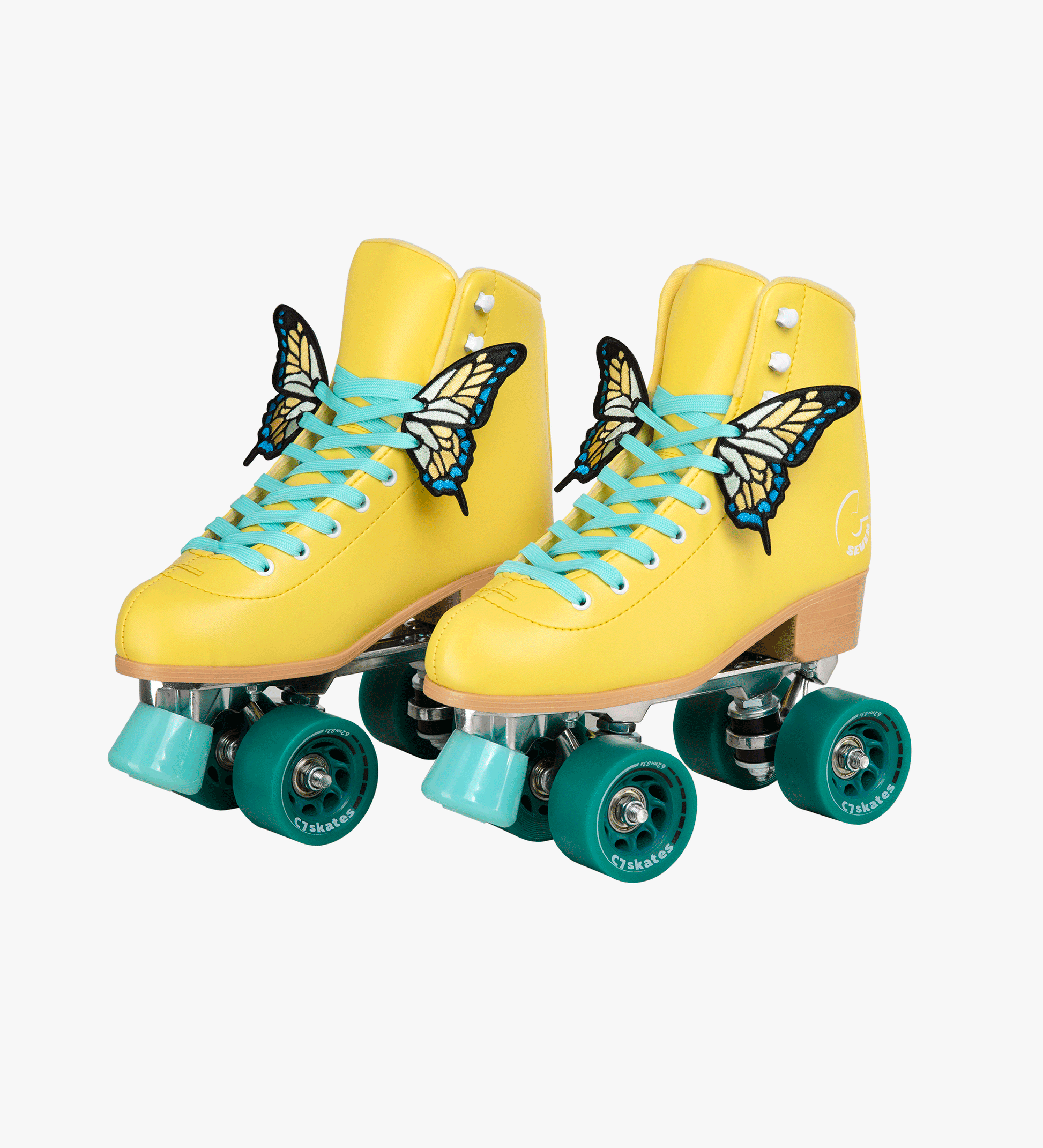 Beaming-Enchanted Forest DIY Quad Skates