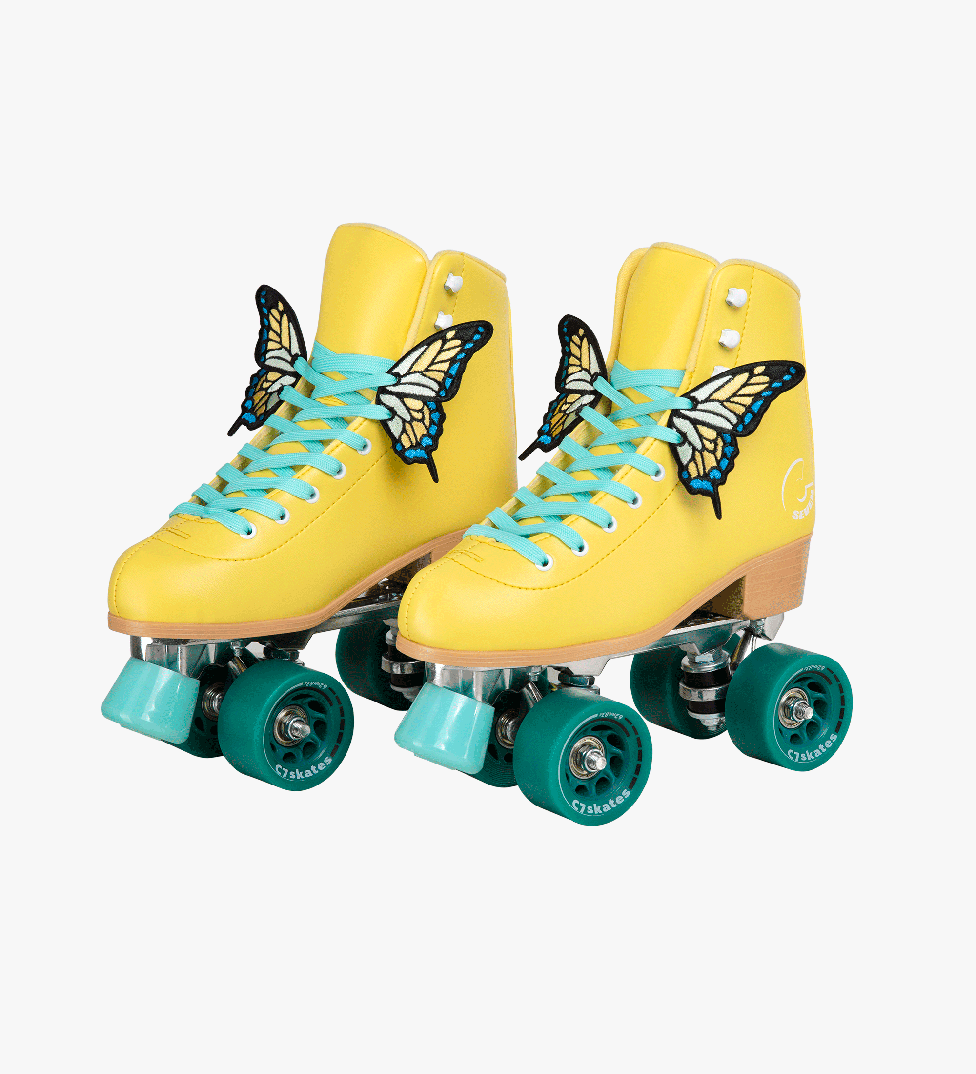 Beaming-Enchanted Forest DIY Quad Skates
