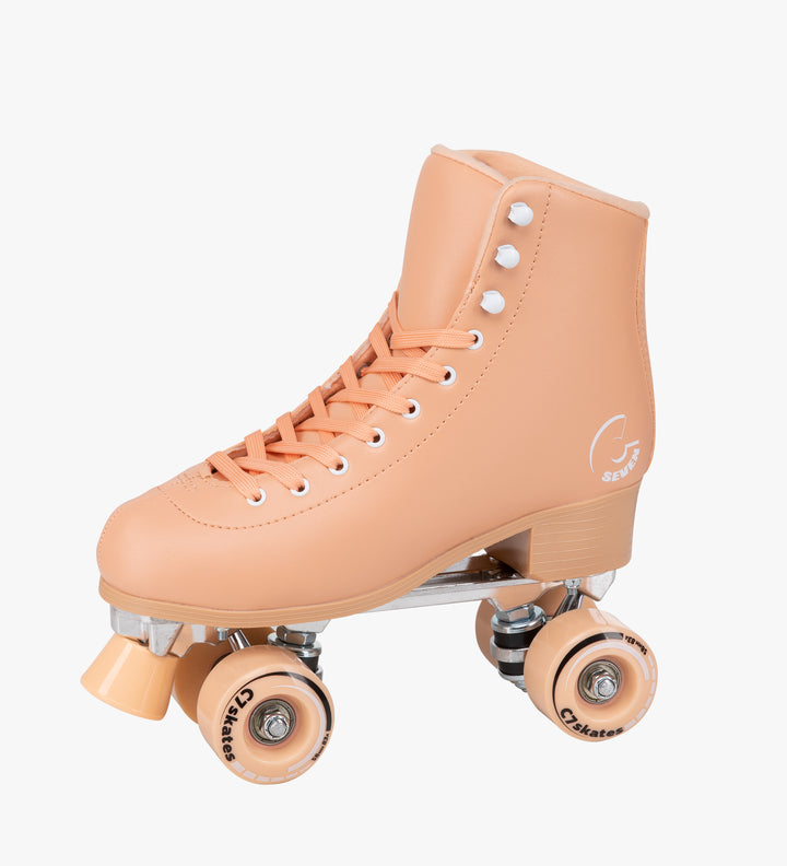 Peachy-Teal DIY Quad Skates