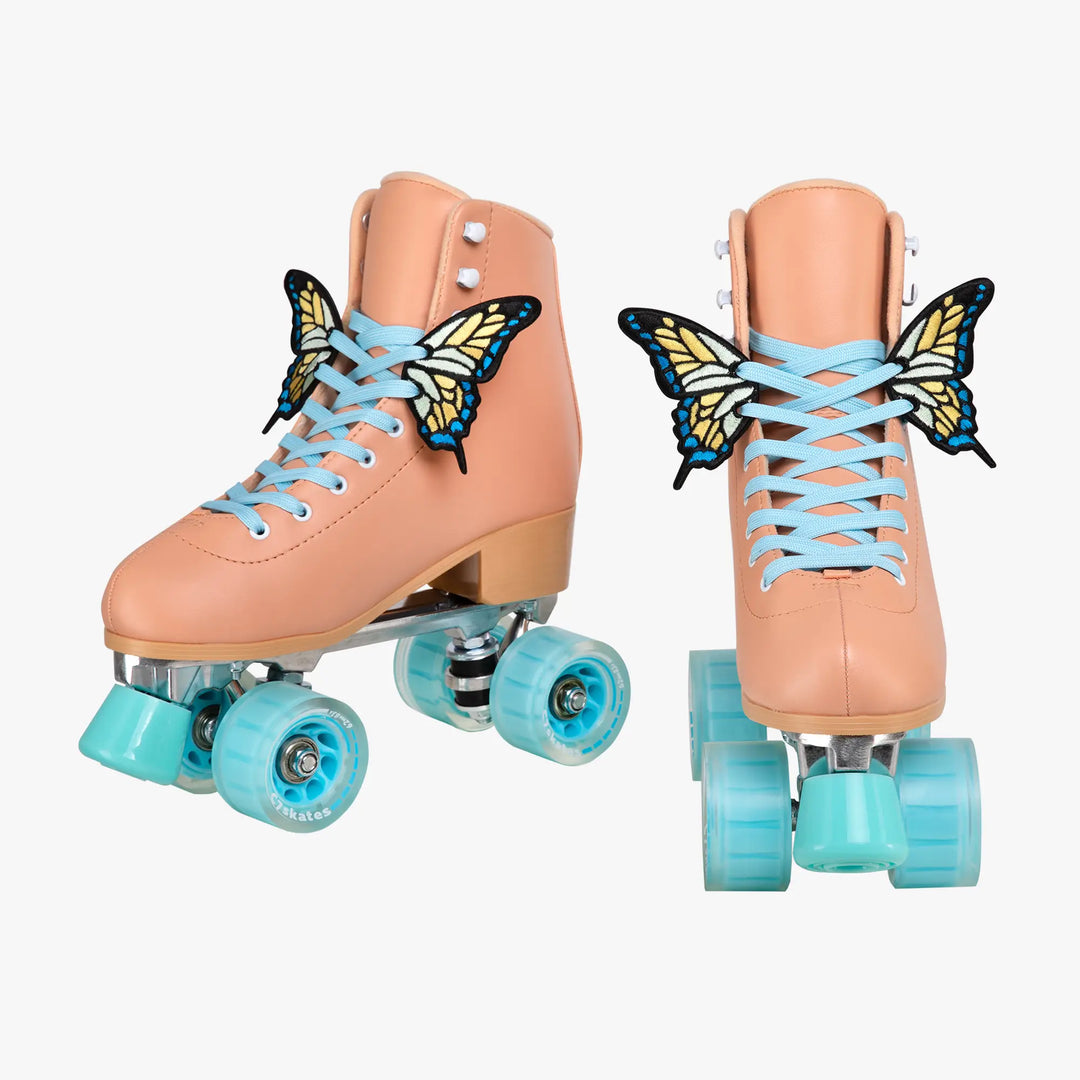 Peachy-Powder Blue DIY Quad Skates