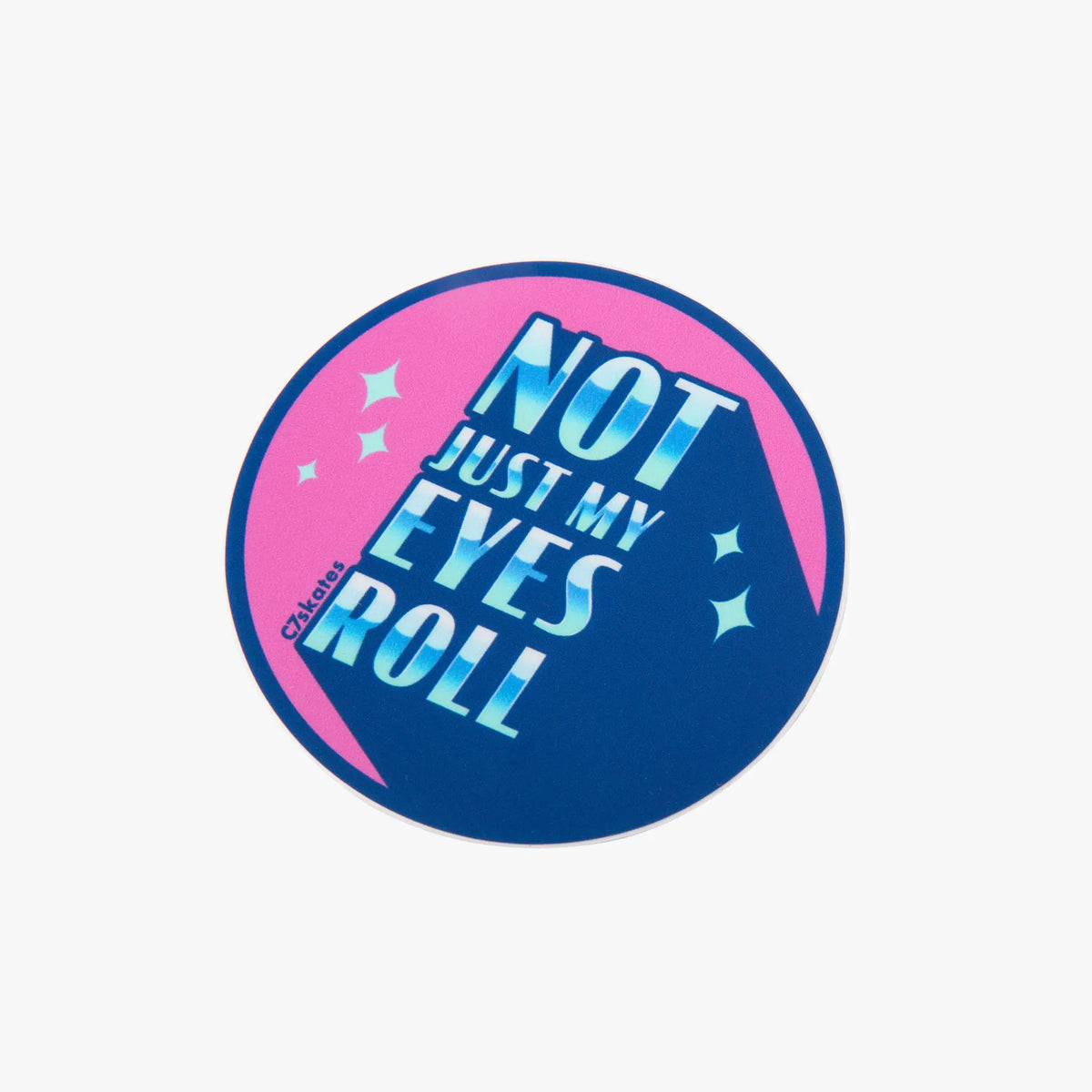 Sticker Roled Eyes Eye Roll Sticker – C7Skates