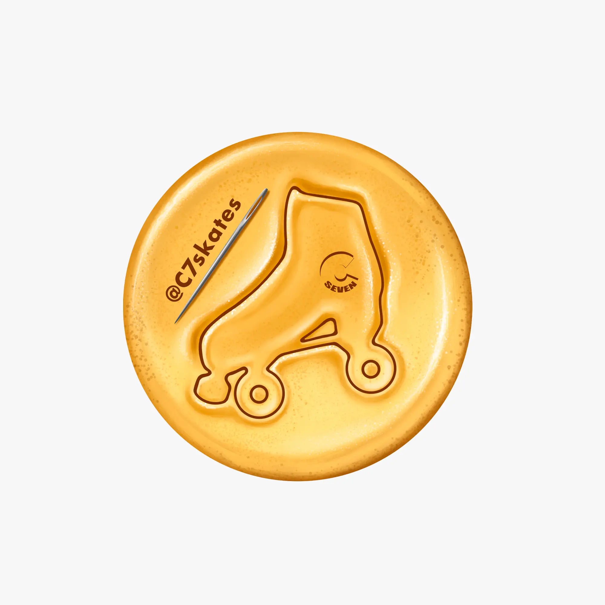 Roller Skate Dalgona Sticker