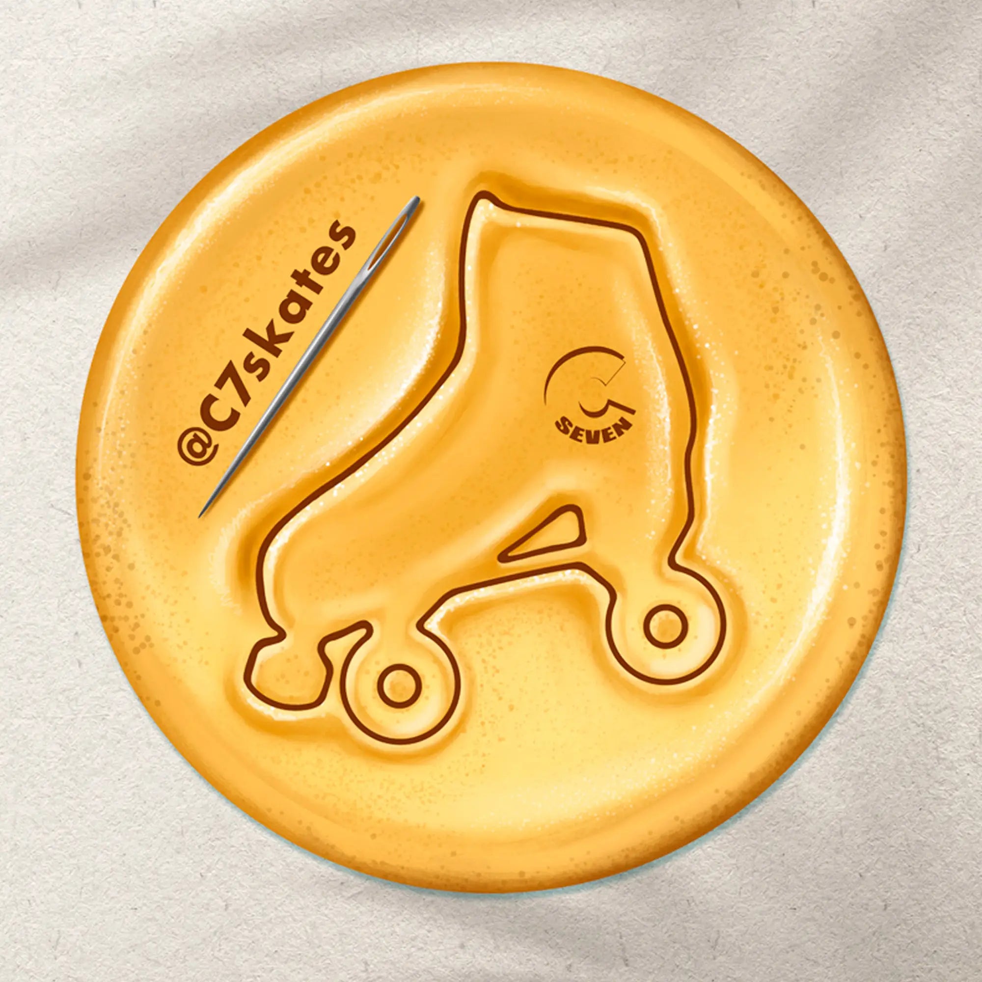 Roller Skate Dalgona Sticker