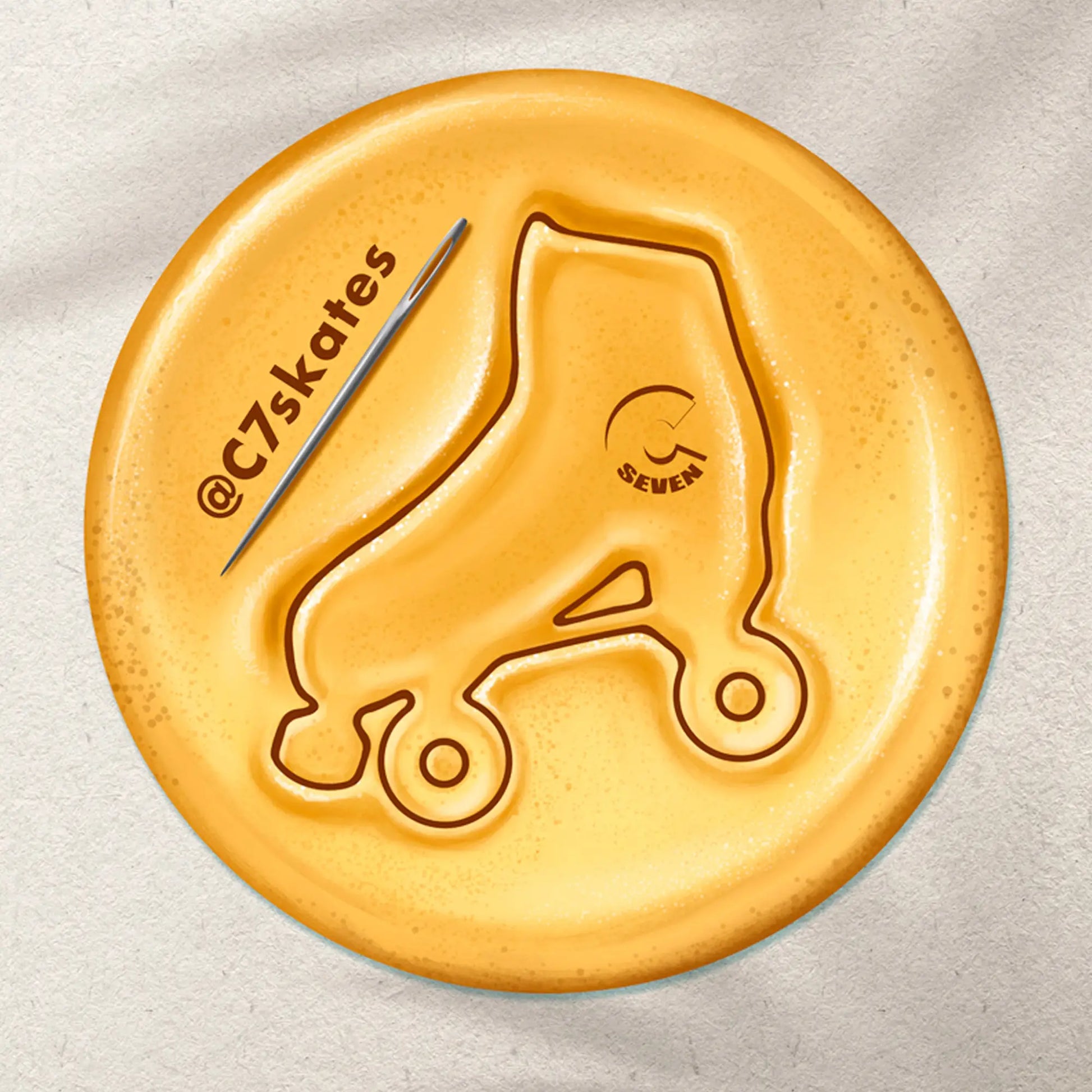 Roller Skate Dalgona Sticker