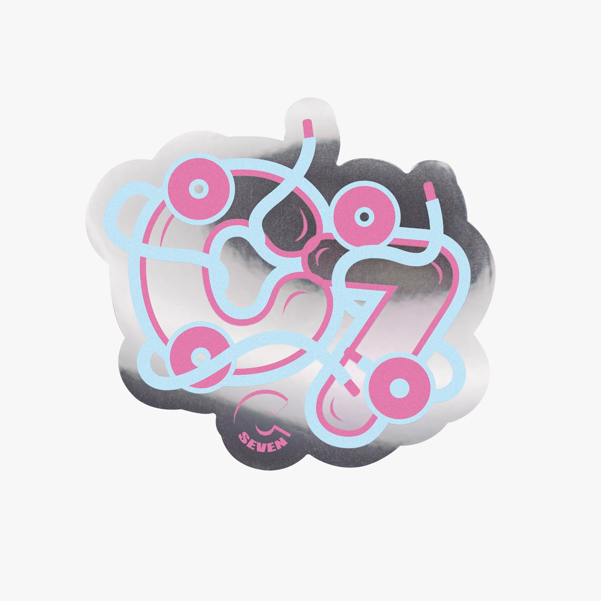 Shoelace and Wheel Sticker