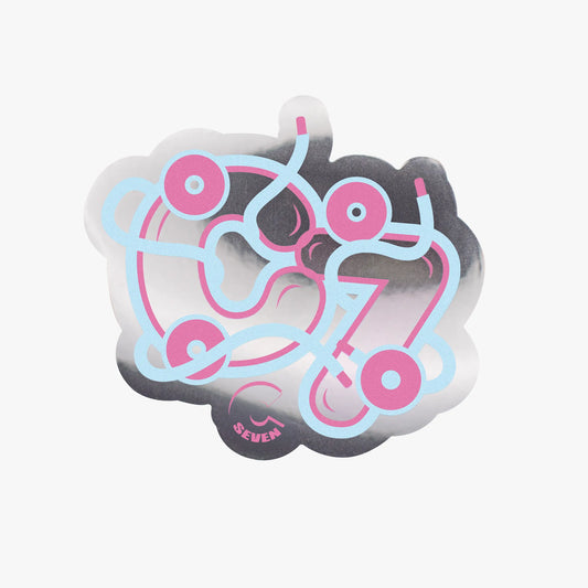 Shoelace and Wheel Sticker