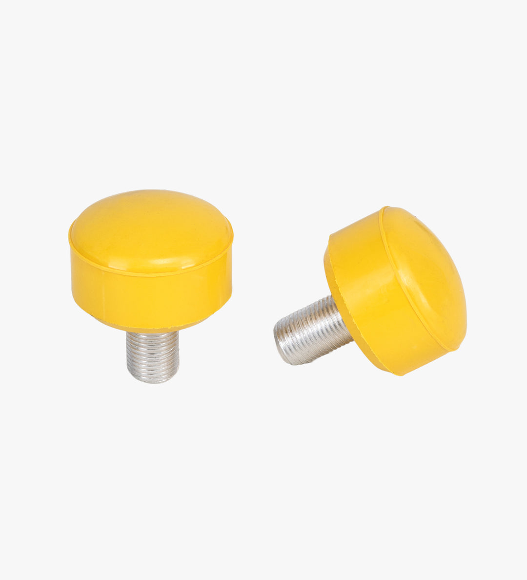 Roller Skate Wheels and Stoppers Combo - Yellow