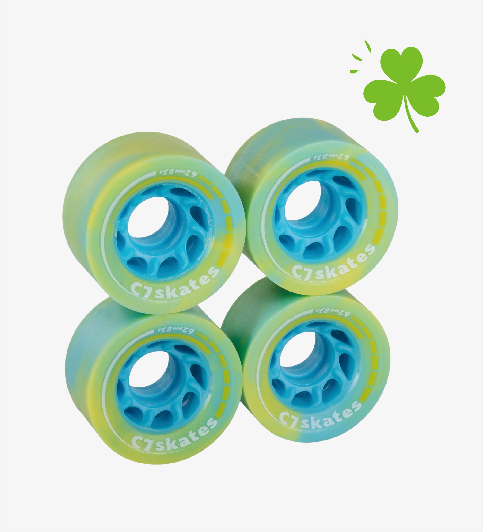 Lucid Swirl Roller Skate Wheels