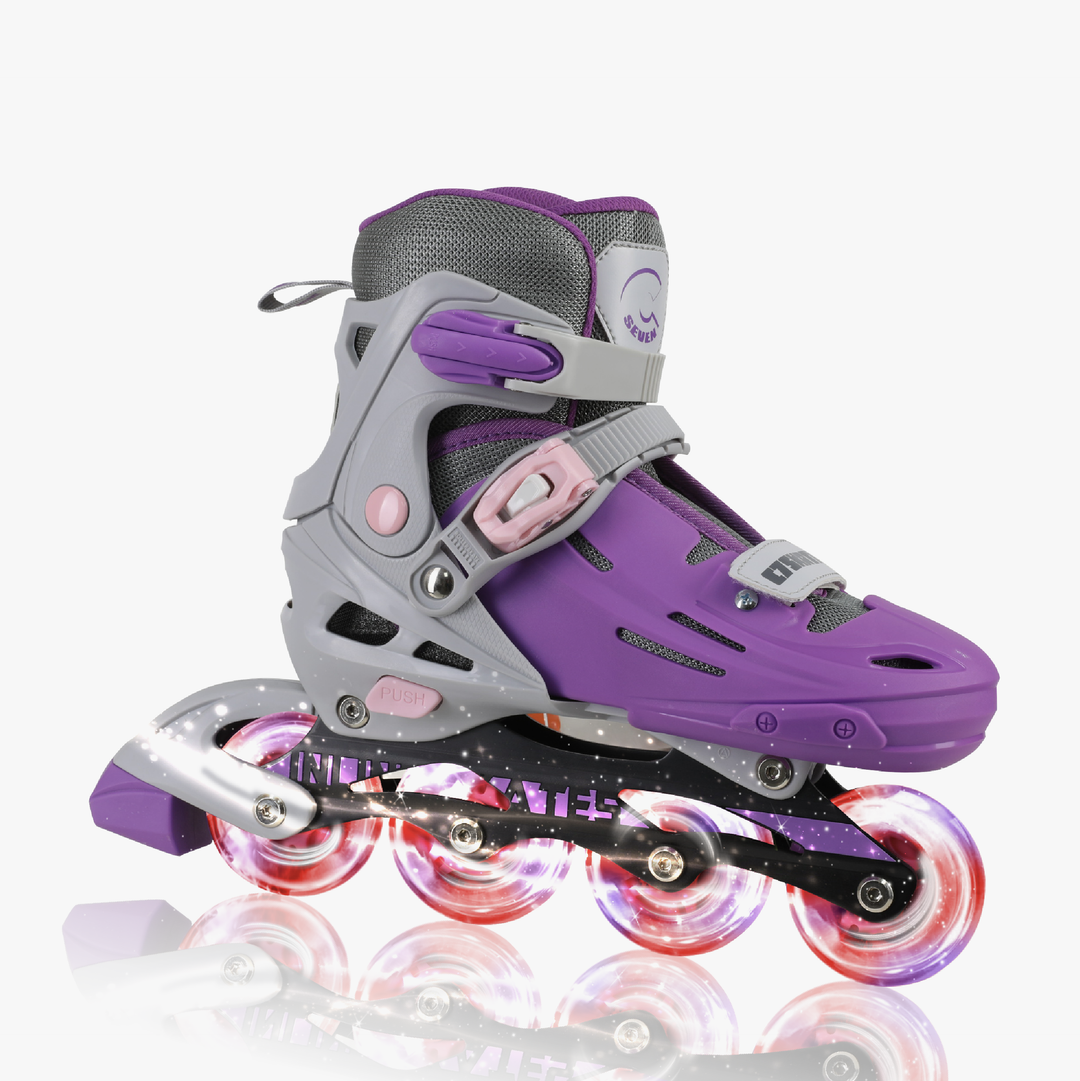 Galaxy Youth Inline Skates with Light Up Wheels