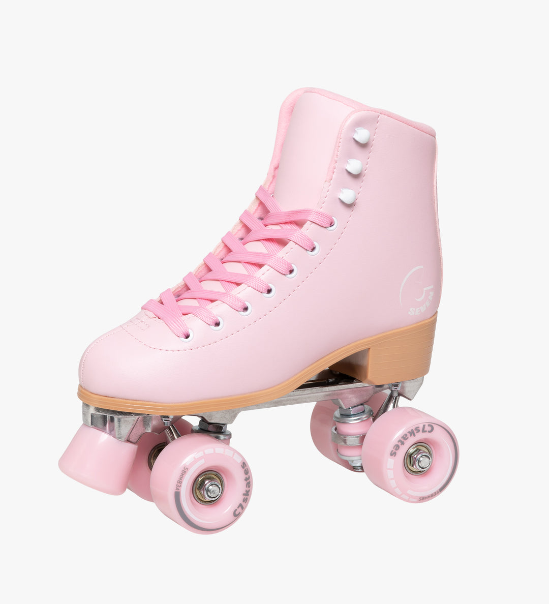 C7skates C7 Cherry Blossom pink boot quad roller skates for women girls men with outdoor 58mm wheels 