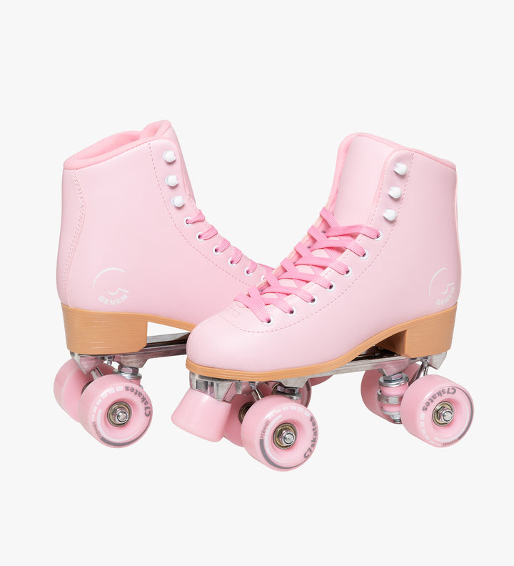 C7skates C7 Cherry Blossom pink boot quad roller skates for women girls men with outdoor 58mm wheels 