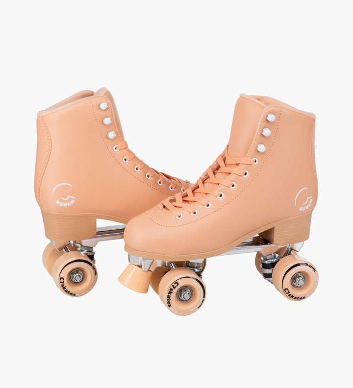 peach quad roller skates for women