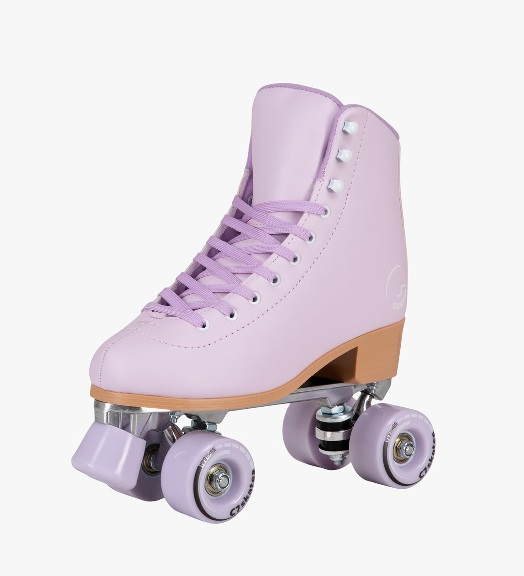 C7skates C7 Sugarplum pastel purple lilac lavender boot quad roller skates for women girls men with outdoor 58mm wheels 
