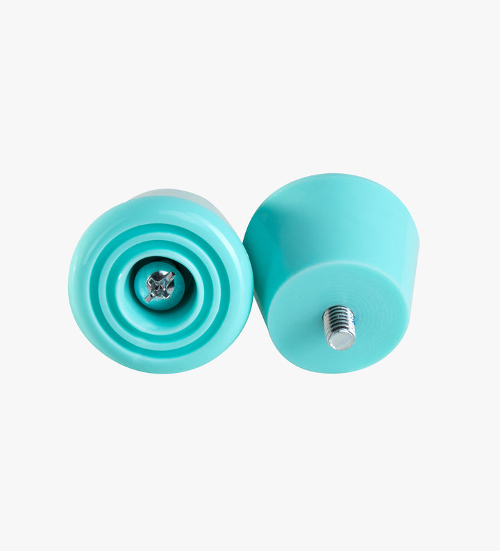 Aqua C7 roller skate stoppers made from durable polyurethane PU82A dimensions are 47 by 35 mm 