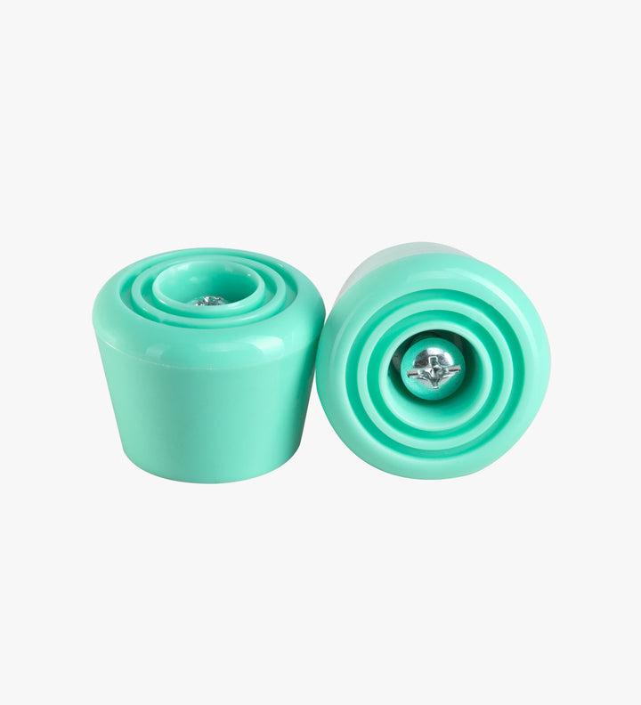 C7skates Mint roller skate stoppers made from durable polyurethane PU82A and measure 47 by 35 mm. 