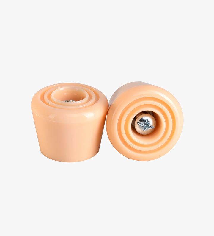 Peachy C7 roller skate stoppers made from durable polyurethane PU82A dimensions are 47 by 35 mm 