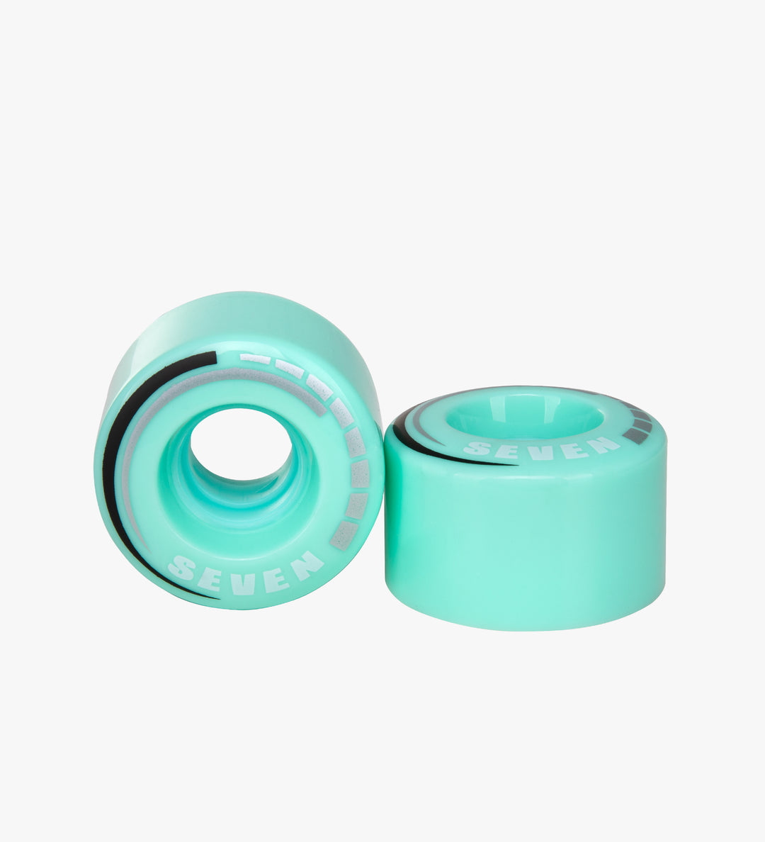 Mint C7 roller skate wheels made from durable 82A polyurethane with a 58 mm diameter and 32 mm width